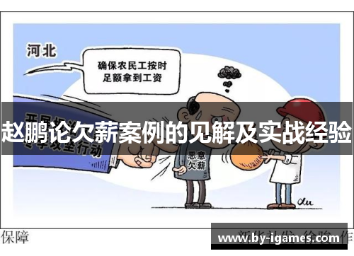 赵鹏论欠薪案例的见解及实战经验