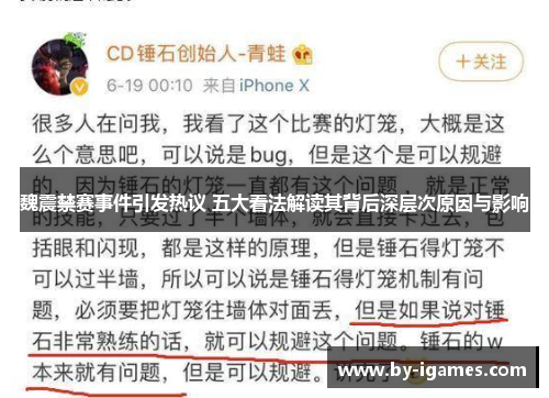 魏震禁赛事件引发热议 五大看法解读其背后深层次原因与影响